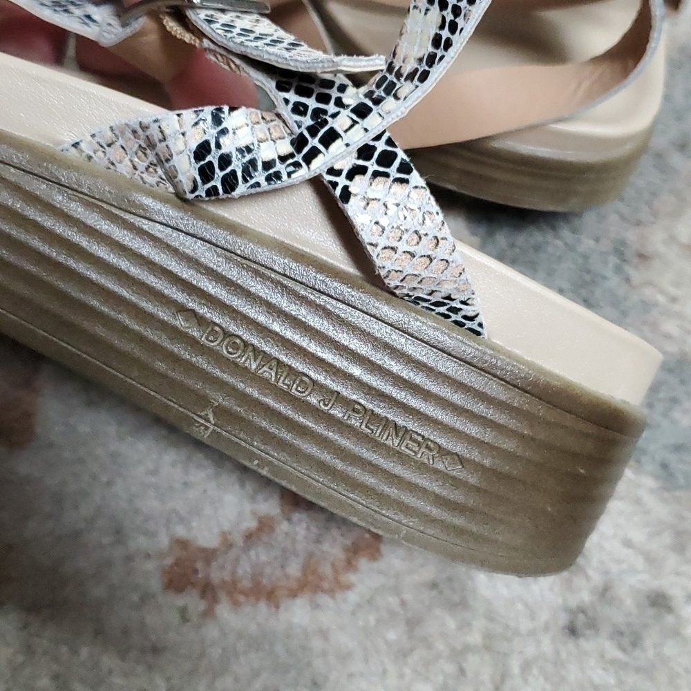 Donald J. Pliner snake Gladiator platform sandals Feliciaus - Picture 6 of 7